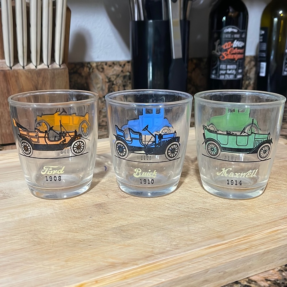 Vintage rocks glasses